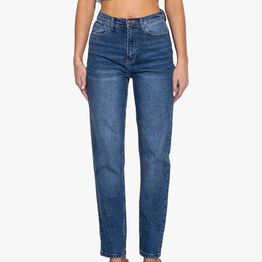 Vibrant M.I.U High waisted mom denim jeans